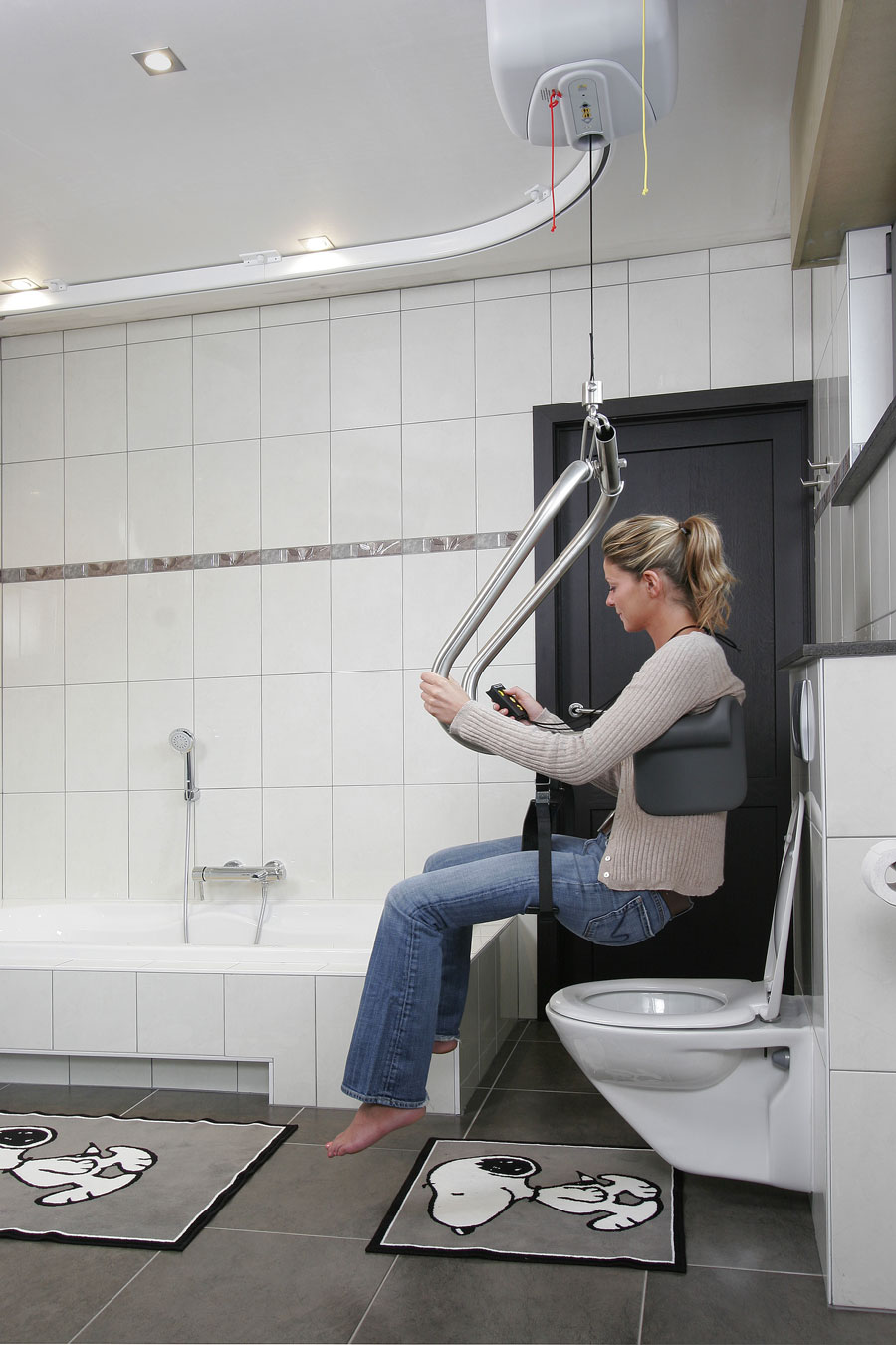 PeTa plafondlift standaard maat L, tot 100kg, Hub 100 cm
